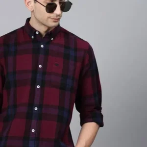 the bear house men's slim fit flannel button down casual shirt